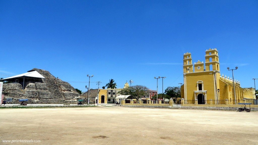 Pyramid and Church, Acanceh