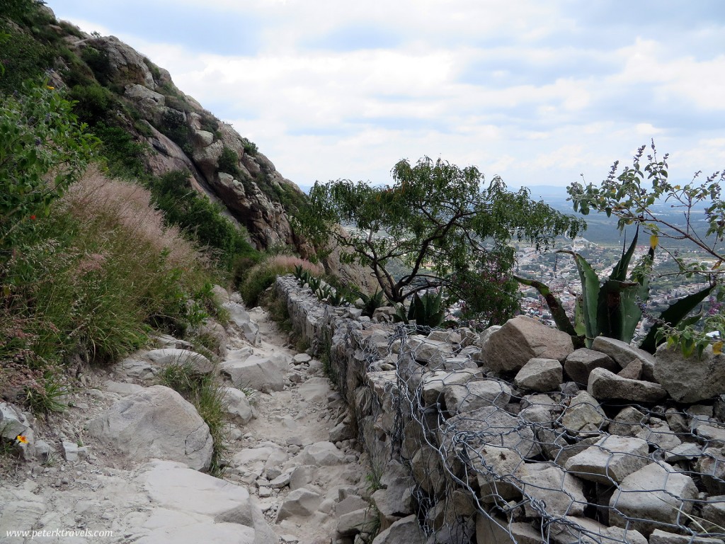 Climbing the Peña de Bernal