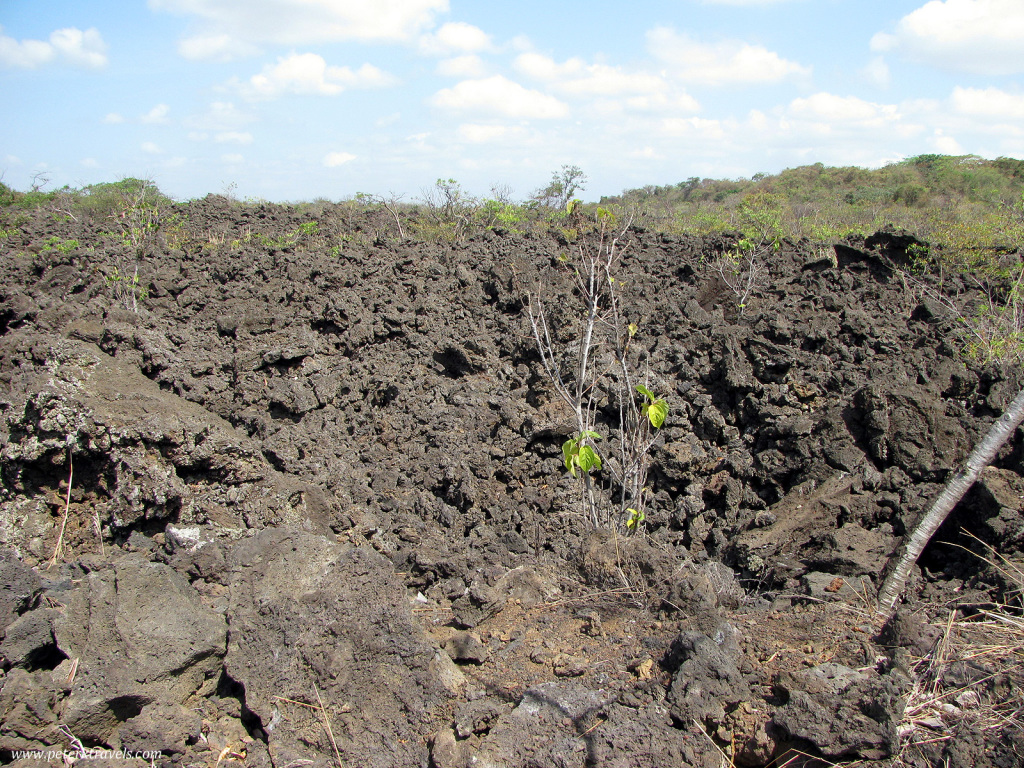 Lava in Volcan Masaya National Park