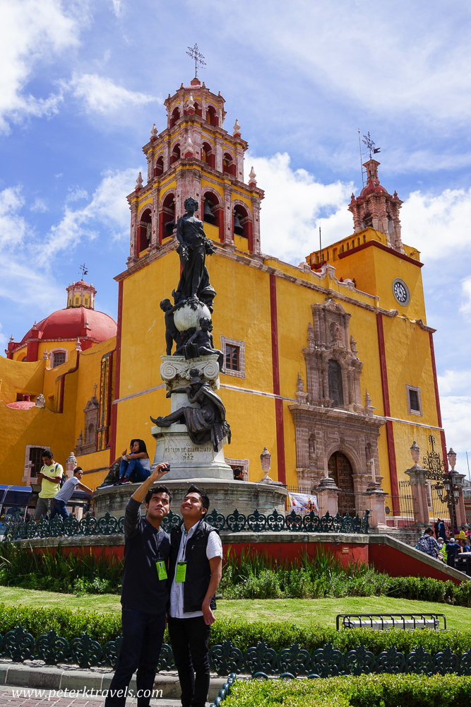 Selfie at the Basilica, Guanajuato