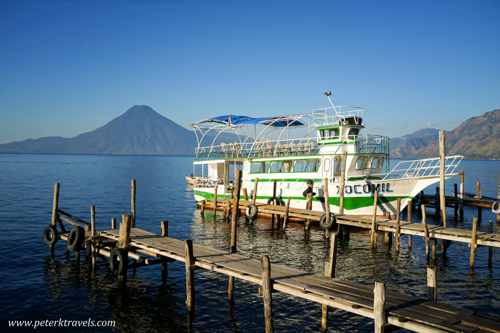 Boat on Lake Atitlan, Guatemala