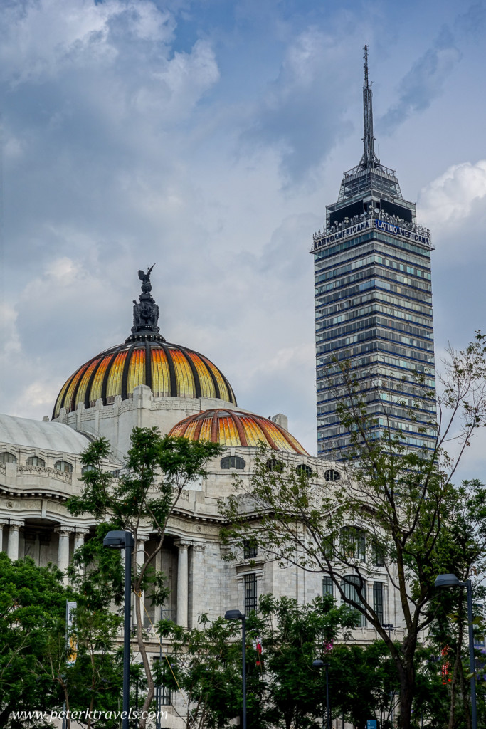 Torre Latinoamerica and Palacio de Bellas Artes, Mexico City