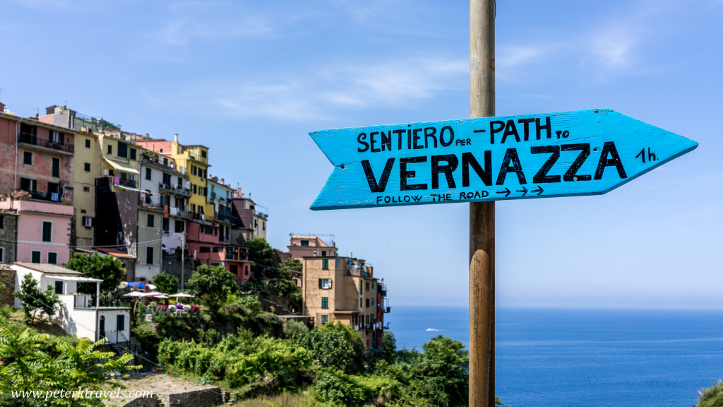 Path to Vernazza, Corniglia.