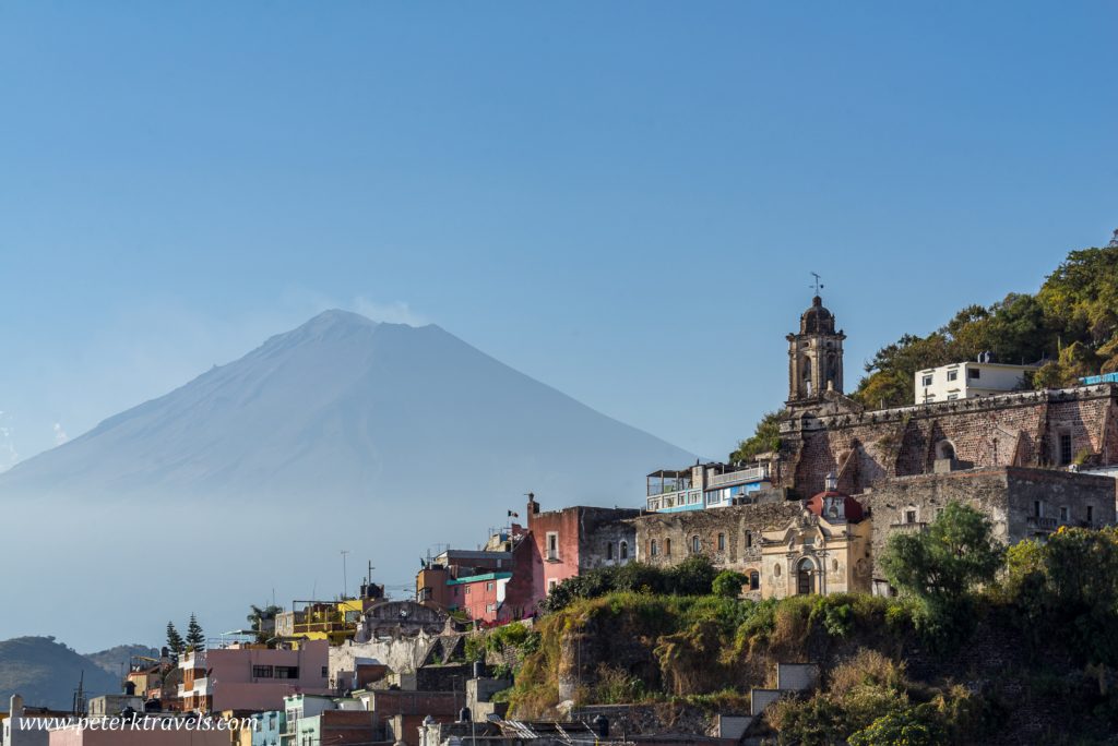 Popocatépetl from Atlixco.
