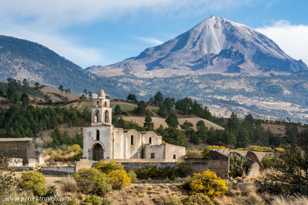 Ruined Hacienda and Pico de Orizaba