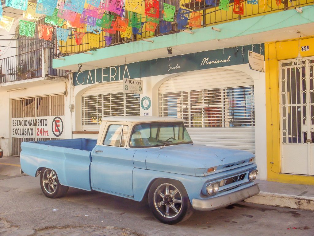 The Blue Pickup Truck