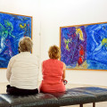 A couple takes it all in..