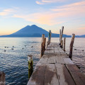 Sunrise over Lake Atitlan, Guatemala.