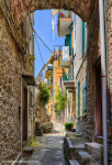 Alley in Corniglia, Italy.