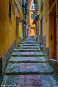 Alley in Vernazza, Italy