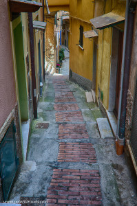Alley in Vernazza, Italy