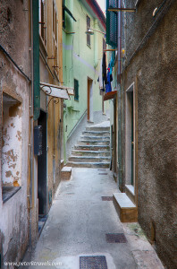 Alley in Vernazza, Italy
