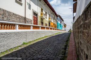 Quito street view.
