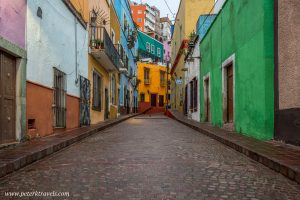Colorful street, Guanajuato